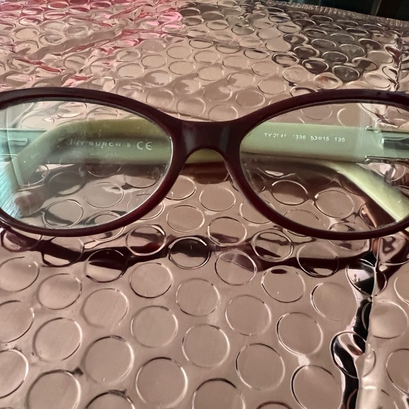 Tory Burch eye glasses, case and dust rag - Picture 2 of 11
